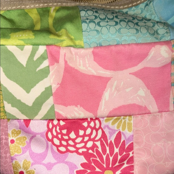 Colorful Coach Patchwork Purse - Picture 4 of 8